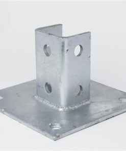 BASE RIEL STRUT DE 4 AGUJEROS